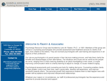 Tablet Screenshot of drraskinandassociates.com